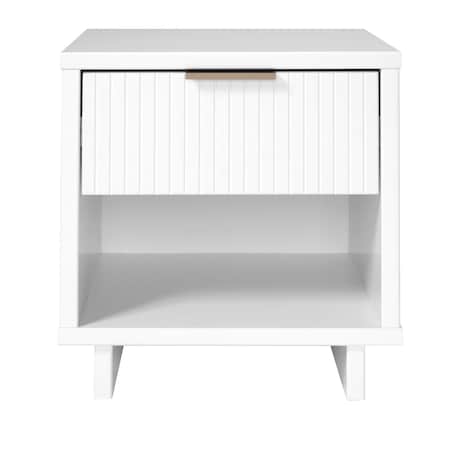 Manhattan Comfort Granville Nightstand 1.0 in White NS-5001
